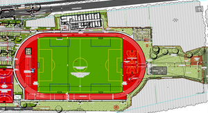 Bild vergrößern: Sportplatz Ahlbeck Plan